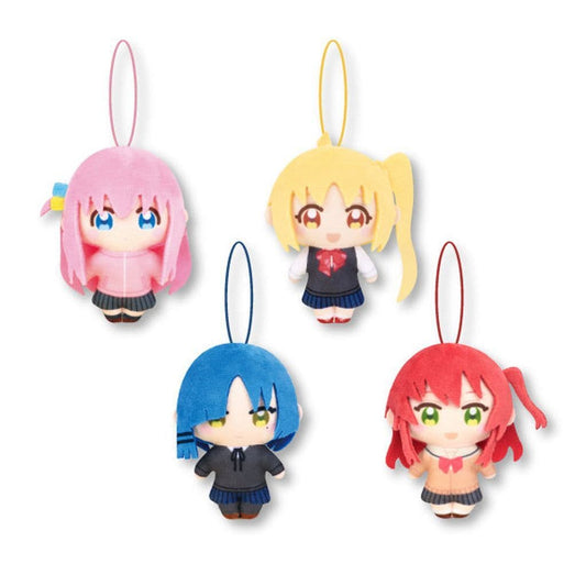 Bocchi the Rock! Capucco Friends Plush Mascot Badge 4-Piece Set