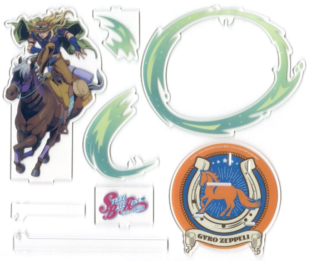 Gyro Zeppeli Platinum Goods Acrylic Diorama - JoJo's Part 7