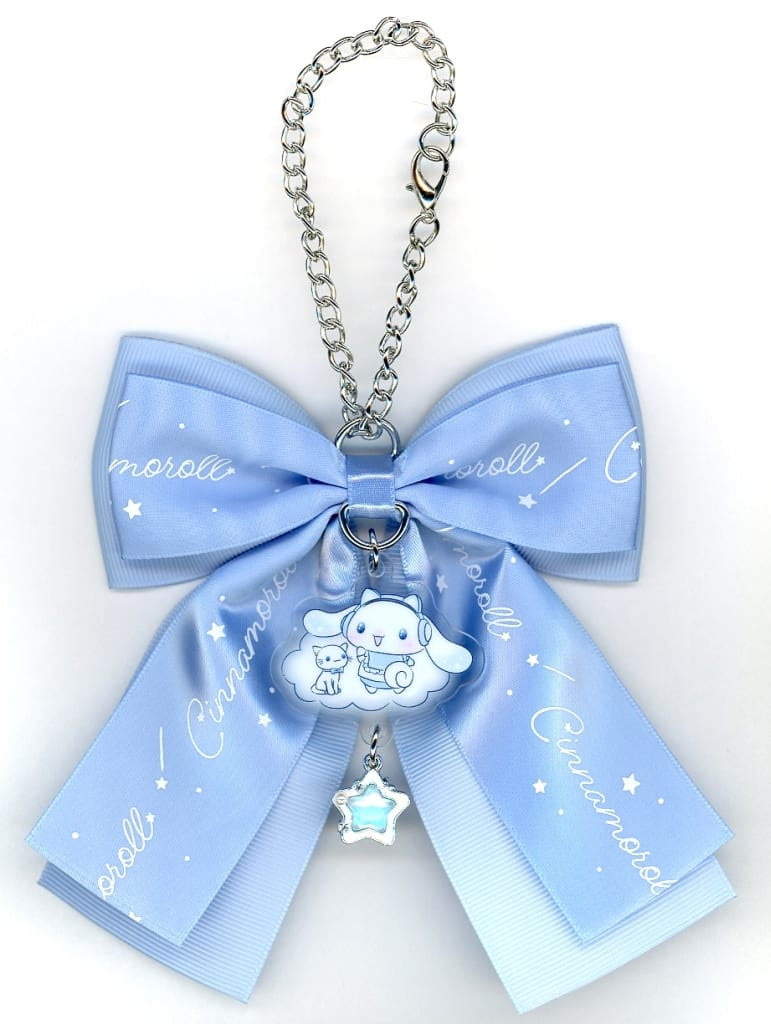 Cinnamoroll Headphones Ribbon Charm, Light Blue, No. 10