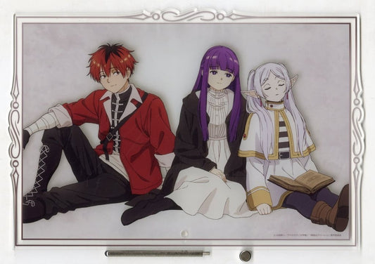 Acrylic Panel from Frieren Anime Omikuji Box C Prize A4 Size Used