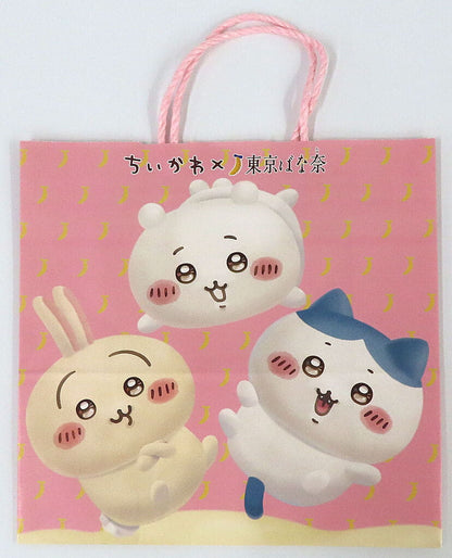 Chiikawa Hachiware Usagi Pink Paper Bag Tokyo Banana