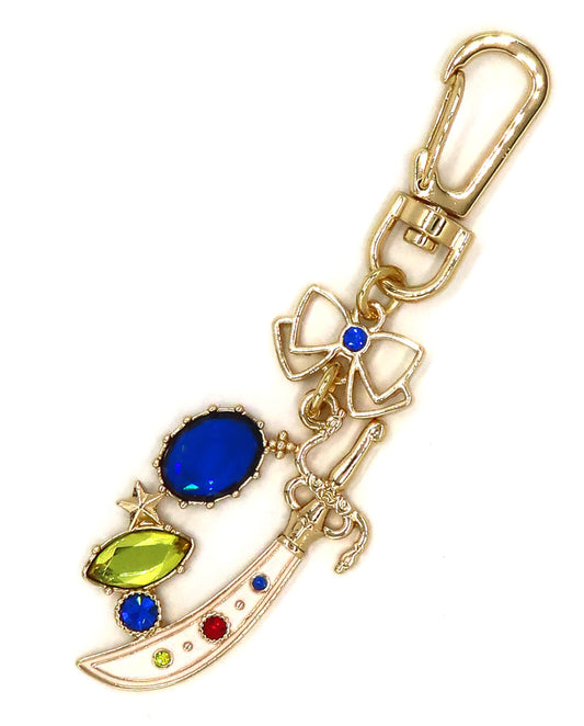 Sailor Moon Space Sword Bag Charm Keychain - Toei Animation Store Limited - Pre-owned (Approx. 38 x 100 x 5.3 mm)