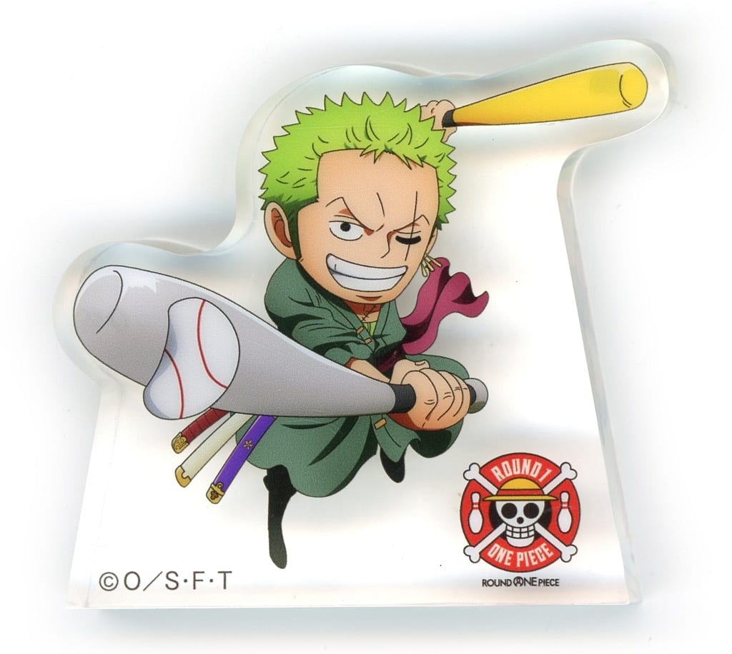 Roronoa Zoro Original Acrylic Block ONE PIECE×ROUND1