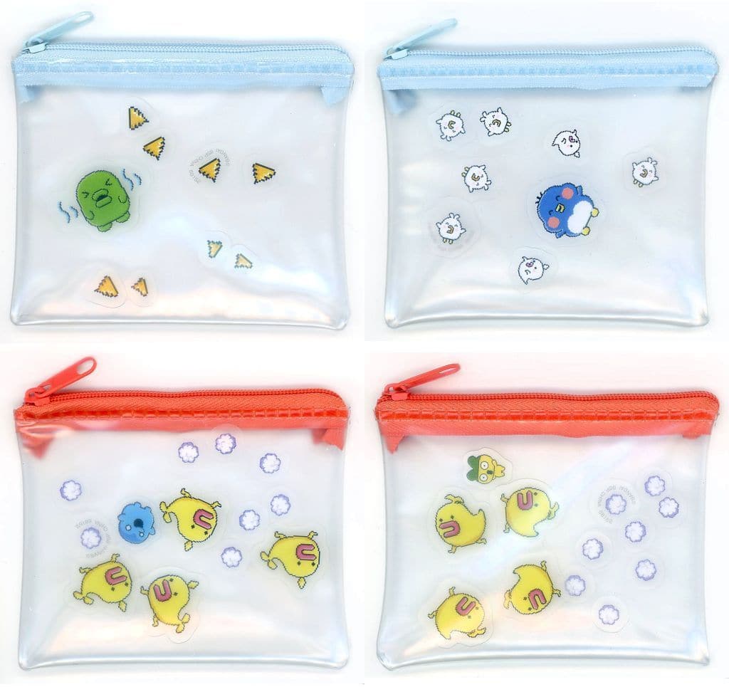 Tamagotchi Clear Pouch G Prize Complete 4-Type Set