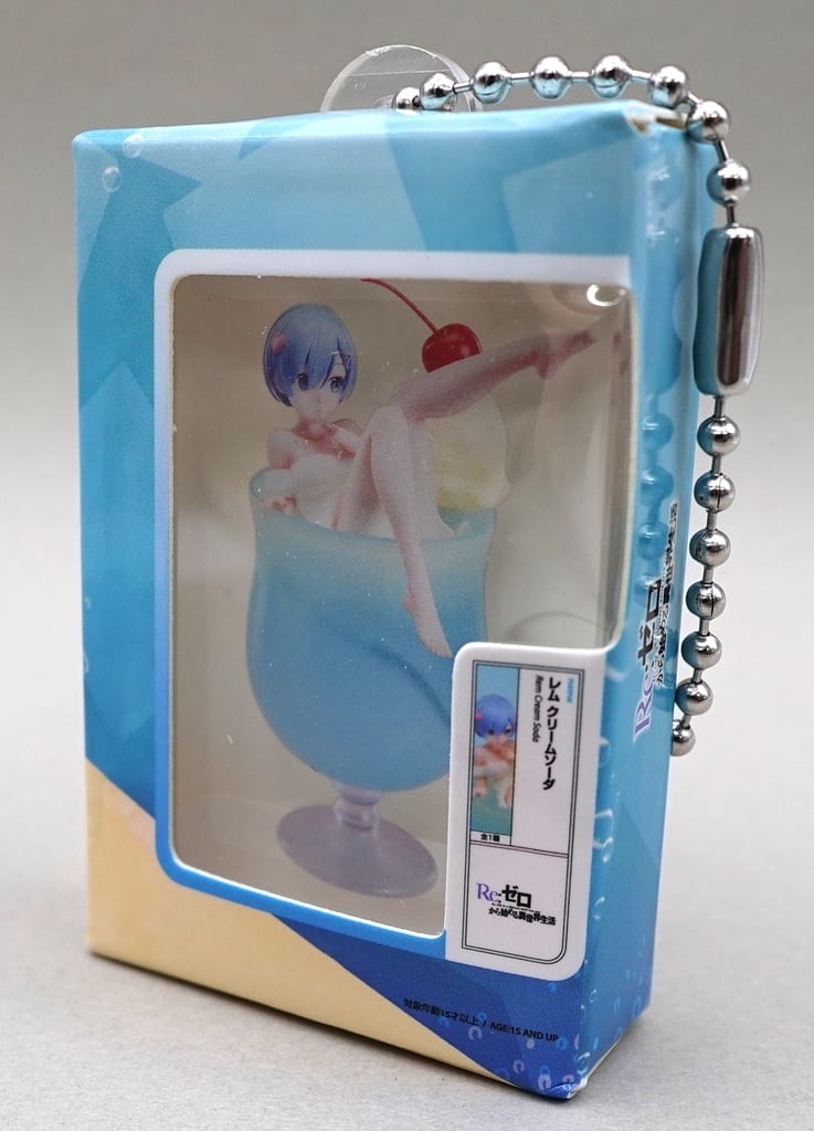 Rem Cream Soda Keychain Re:Zero Miniature Goods Collection