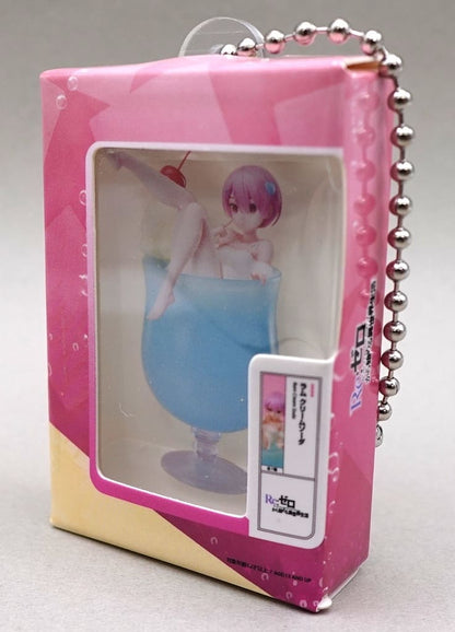 Ram Cream Soda Keychain - Re:Zero Miniature Goods Collection