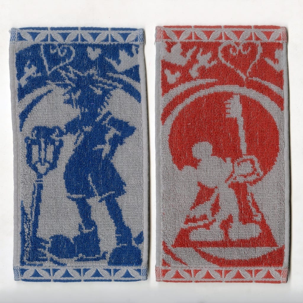 Kingdom Hearts 25th Anniversary Sora & King Towel Set