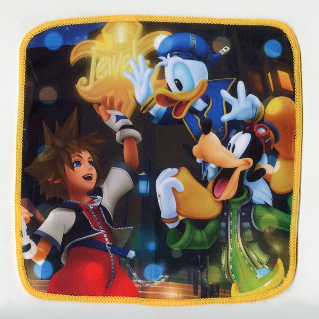 Kingdom Hearts 25th Anniversary Yellow Frame Hand Towel