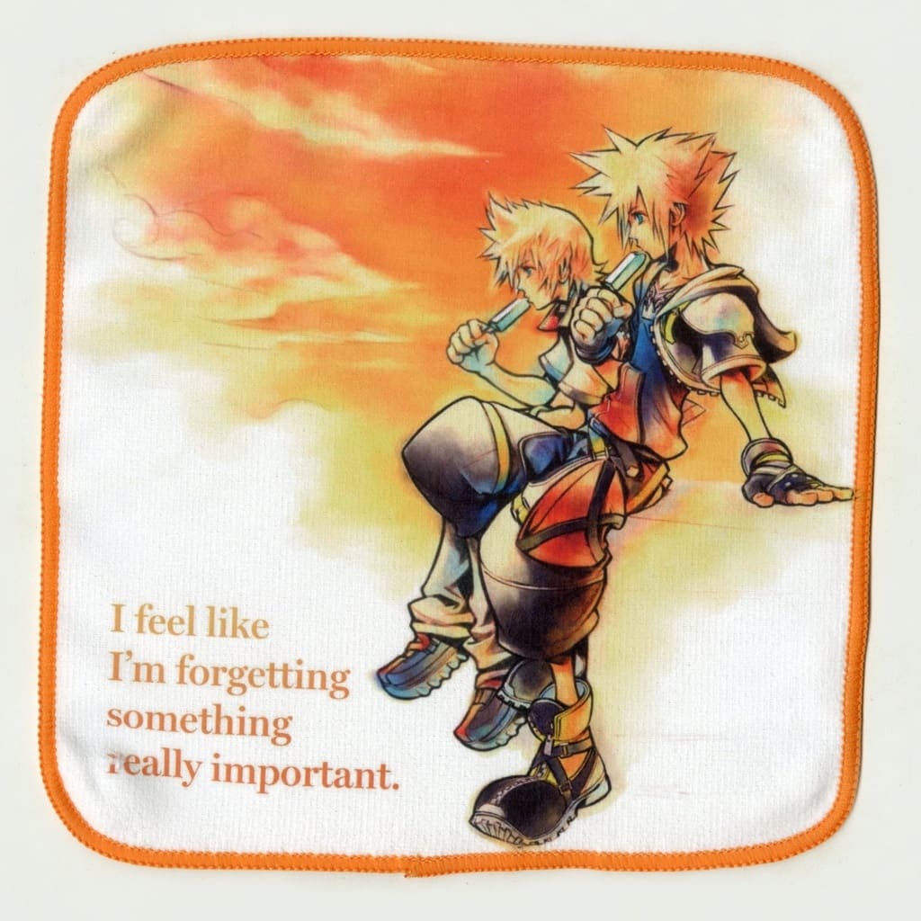 Sora & Roxas Printed Hand Towel – KINGDOM HEARTS 25th Anniversary