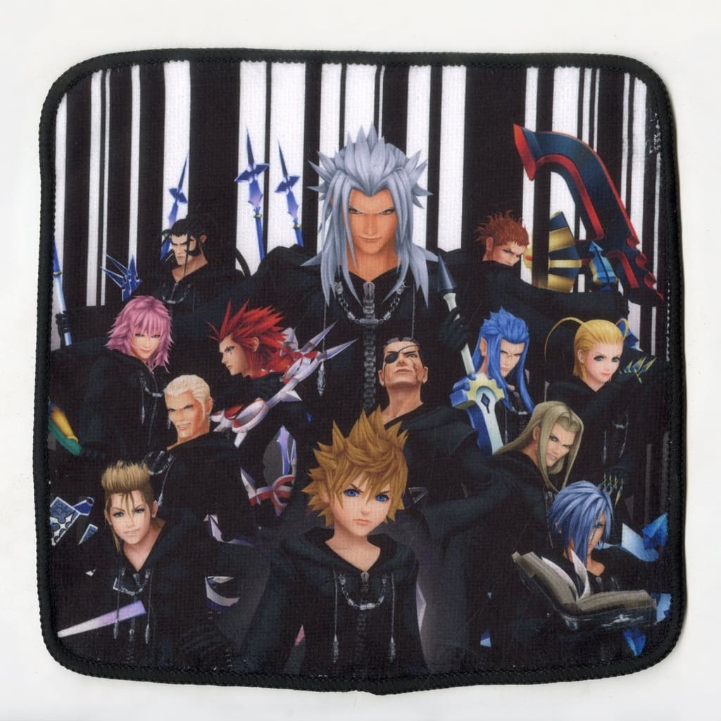 KINGDOM HEARTS 25th Anniversary Printed Hand Towel Black Frame