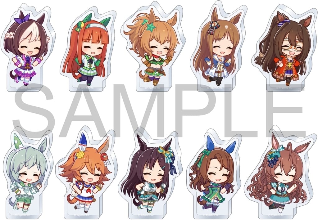 Umamusume Pretty Derby Vol.5 - Complete 10-Piece Korotto Acrylic Figure Collection Set (Movic, ~6.5cm)