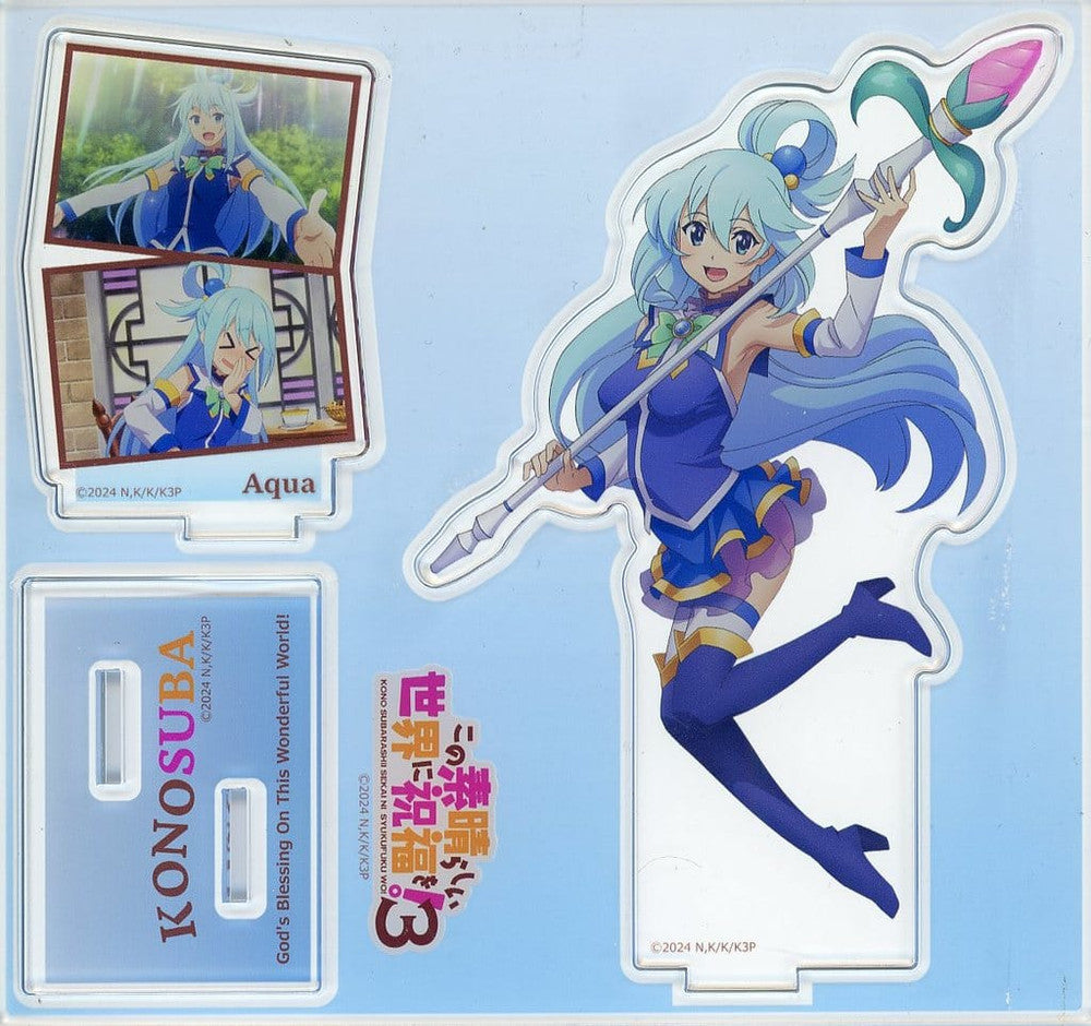 Aqua KonoSuba 3 Daiso-Limited Big Acrylic Stand