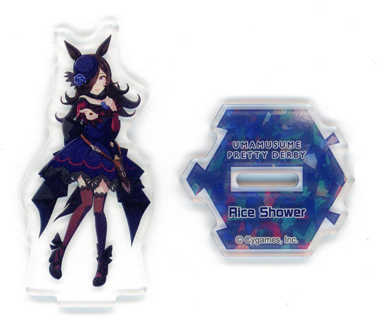 Rice Shower Full-Body Original Mini Acrylic Stand — Umamusume Pretty Derby — Meiji FamilyMart Limited Bonus (Mini Stand)