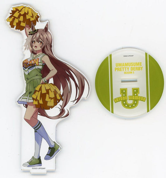Satono Diamond Acrylic Stand — Cheerleader Illustration Ver. — Umamusume Pretty Derby Season 3 (Studio KAI, ~170mm)
