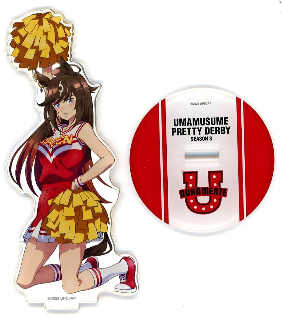 Duramente Acrylic Stand Cheerleader ver. (Studio KAI) — Umamusume Pretty Derby Season 3 — ~170mm Character Acrylic Stand (Pre-owned)