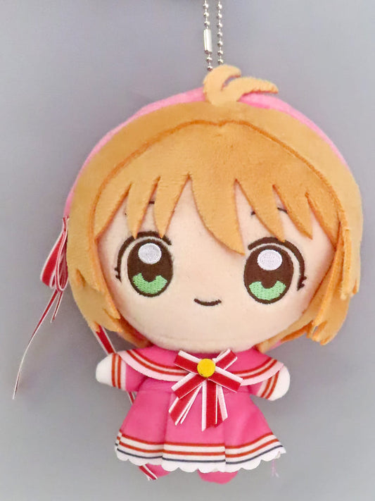 Sakura-chan C Plush Mascot - Cardcaptor Sakura Pop'n Blossom Cafe in TreeVillage Exclusive (Approx. 14 cm) - Avengers Brand - Pre-owned