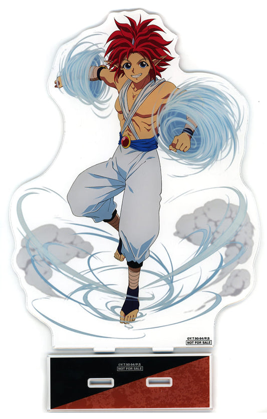 Jin Extra-Large Acrylic Stand (Special Move Ver.) - Yu Yu Hakusho Prize Campaign Item by ARMA BIANCA (Approx. 27 x 20.7 cm)