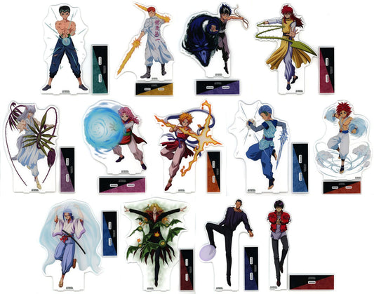 Yu Yu Hakusho Acrylic Stand Full Set of 13, Last Prize