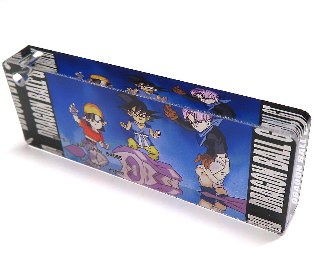 Pan, Son Goku & Trunks Acrylic Charm - Ichiban Kuji Dragon Ball VS Omnibus Ultimate I Prize (BANDAI SPIRITS) - Length Approx. 6.5 cm