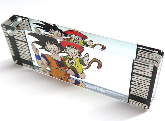 Gohan (Child) & Goku (Front) Acrylic Charm - Ichiban Kuji Dragon Ball VS Omnibus ULTIMATE I Prize (BANDAI SPIRITS) Length Approx. 6.5 cm - Pre-owned