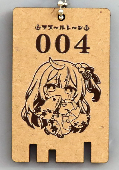 Unicorn Azur Lane x Sento Collaboration 2024 Wood Keychain