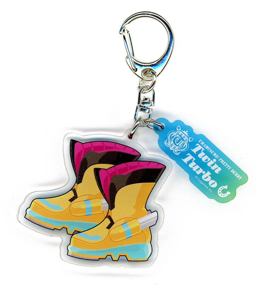 Twin Turbo Acrylic Keyholder - Umamusume: Pretty Derby Twinkle Circle! Official Trading Racing Shoes Acrylic Keychain (Approx. 6.5cm) - Cygames
