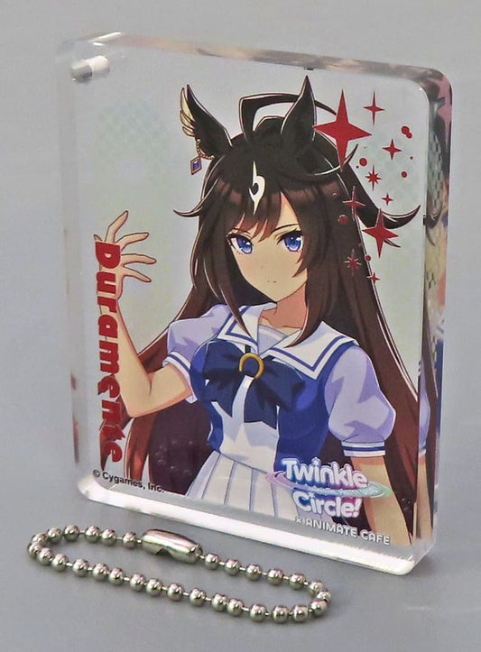 Duramente Acrylic Plate Trading Keychain - Umamusume: Pretty Derby Twinkle Circle! (Cygames, ~5.6×7×8cm) - Pre-owned