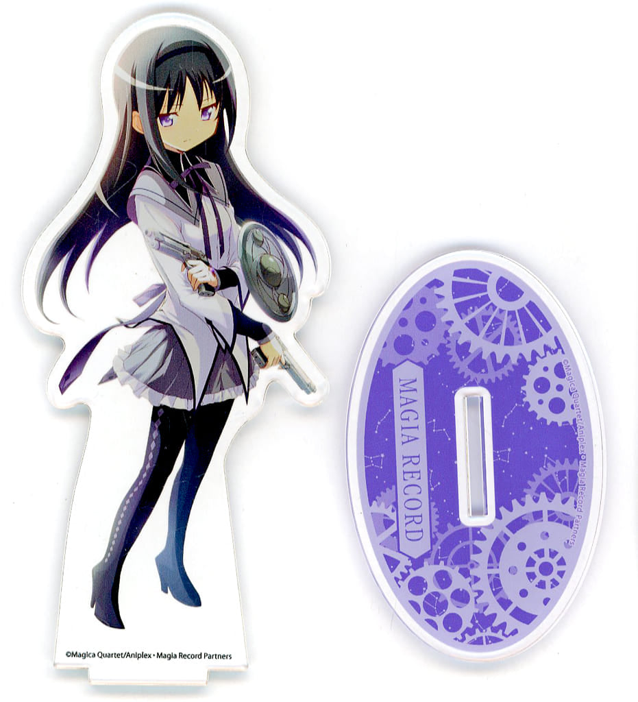 Homura Akemi Acrylic Stand - Puella Magi Madoka Magica POP UP SHOP "Thanks 7th anniversary!" Scene0 Ver. (A3, Approx. 150 x 150 mm, Pre-owned), No. 16