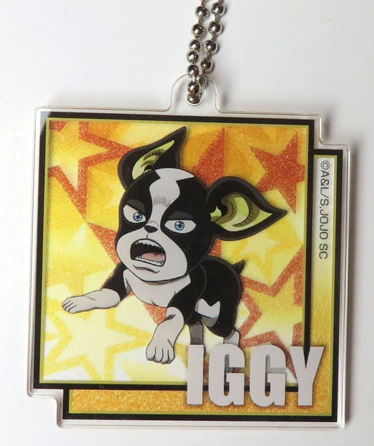 Iggy Acrylic Keyholder - JoJo's Bizarre Adventure Stardust Crusaders (Medicos Entertainment, Approx. 60 mm)