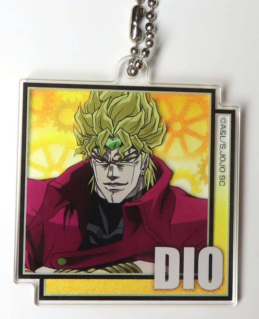 DIO Acrylic Keychain - JoJo's Bizarre Adventure Stardust Crusaders Acrylic Keyholder Collection (Medicos Entertainment, Approx. 60 mm)