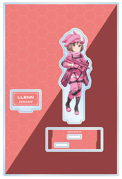 LLENN BIG Acrylic Stand with Parts - Sword Art Online Alternative GGO II