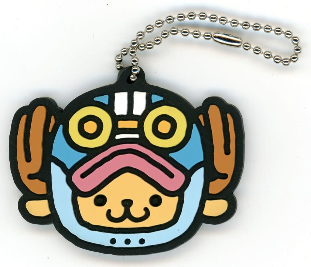 Tony Tony Chopper ONE PIECE: Egghead Arc Rubber Keychain Straw Hat Crew Vol. 2, Approx. 6 cm, Used Banpresto Merchandise
