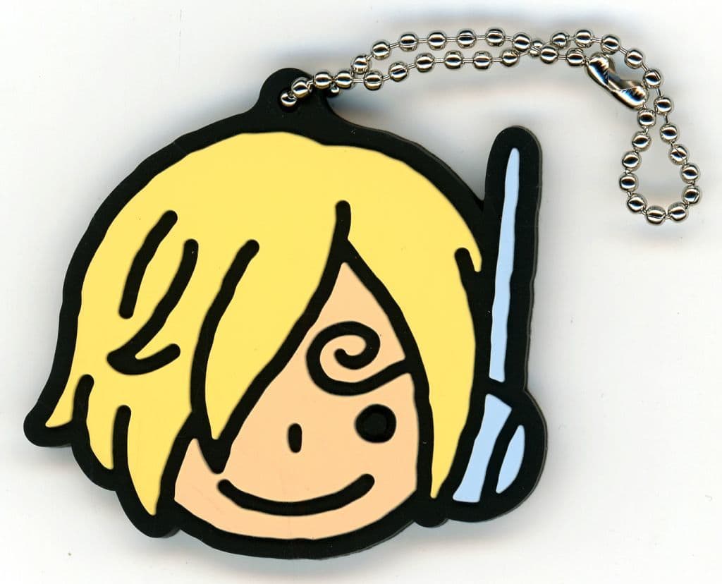 Sanji One Piece: Egghead Arc Straw Hat Crew Vol. 2 Rubber Keychain, Approx. 6 cm, Banpresto