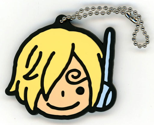 Sanji One Piece: Egghead Arc Straw Hat Crew Vol. 2 Rubber Keychain, Approx. 6 cm, Banpresto