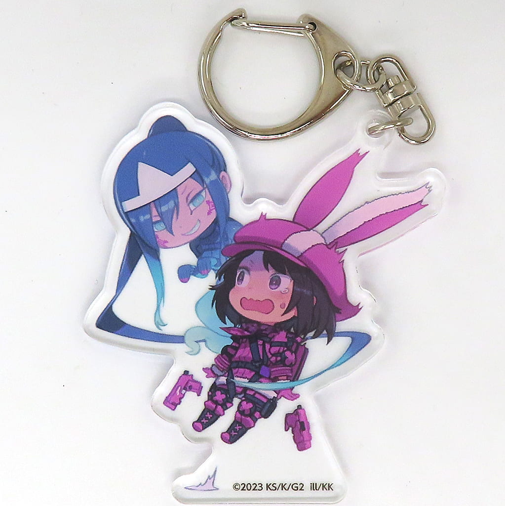 LLENN & Pitohui Mini Character Ver. 3 Acrylic Keychain