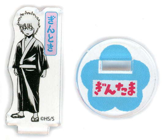 Gintoki Sakata Acrylic Mini Stand - Gintama The Childhood Characters Series Vol.1 (Height Approx. 31 mm) Pre-owned