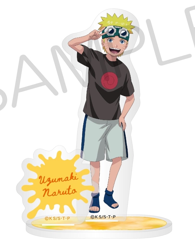 Naruto Uzumaki (Childhood) Acrylic Stand - Naruto Shippuden (KADOKAWA) Pre-owned Approx. 157 x 85 mm