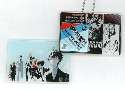 Persona 3 & Persona 5 Protagonist 3-Piece Acrylic Keychain