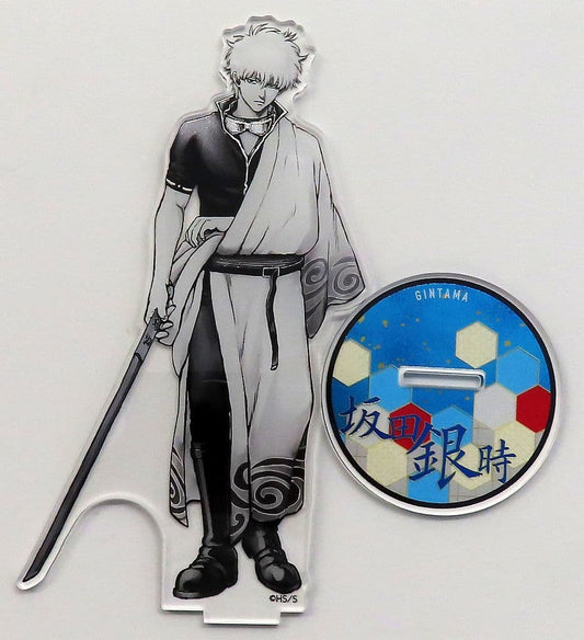 Gintoki Sakata Foil-Inlay Acrylic Figure - Gintama 20th Anniversary Exhibition Hatachi no Tsudoi - Approx. 15 cm