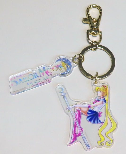 Sailor Moon Museum Original Acrylic Keychain - Sailor Moon Ticket Bonus (Approx. 6 cm) - Roppongi Museum Pre-owned