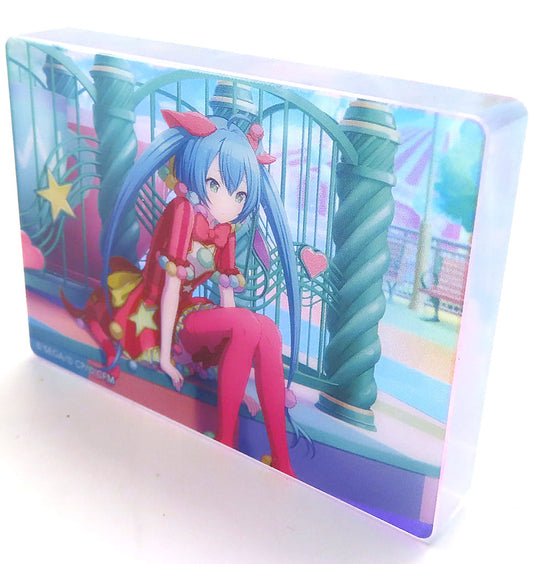 Hatsune Miku 'Shoboboboon' (Pre-Training) Movic Acrylic Stand - Project SEKAI: Colorful Stage! feat. Hatsune Miku Vol.49 (Approx. 6.8×4.9 cm)