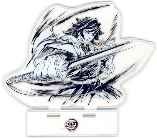 Giyu Tomioka Original Art Acrylic Stand C Prize - Demon Slayer: Kimetsu no Yaiba (Approx. 130 x 180 mm) ufotable, Pre-owned