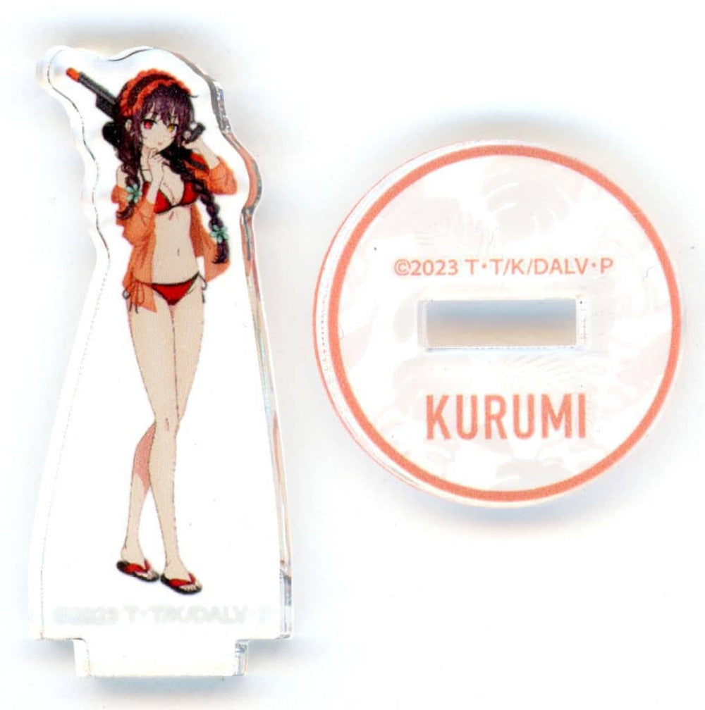 Kurumi Tokisaki Mini Acrylic Stand - Date A Live V Vacation Ver. (Approx 45×30mm