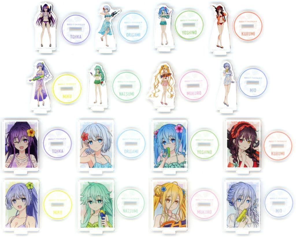 Date A Live V Mini Acrylic Stand Complete Set of 16