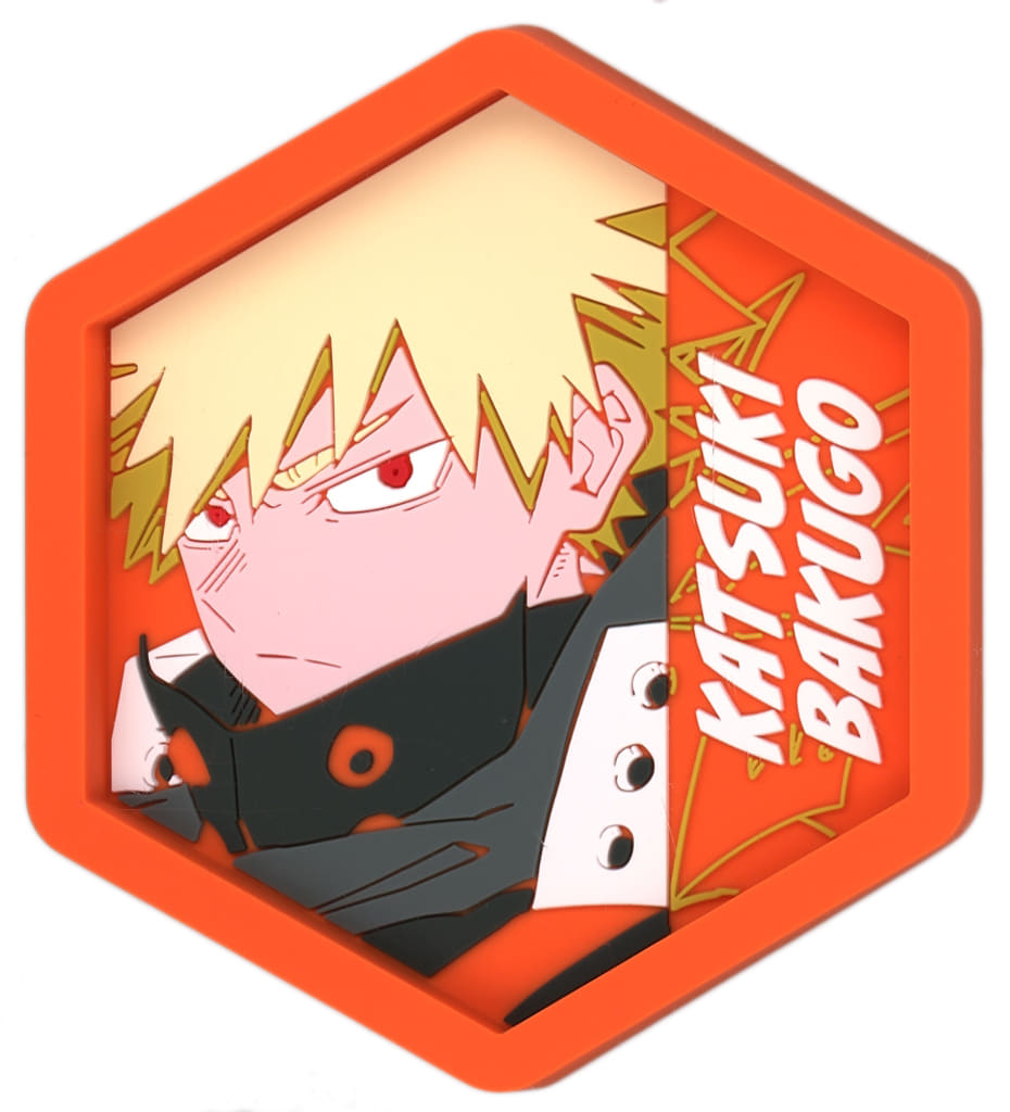 Katsuki Bakugo Rubber Tray E Prize from My Hero Academia: Stand Up Again by BANDAI SPIRITS, Length Approx. 8 cm