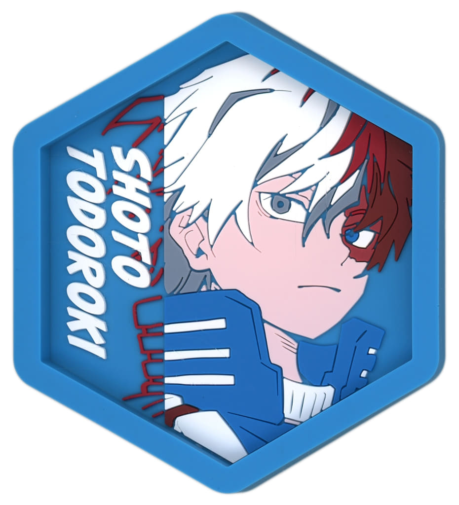 Shoto Todoroki Rubber Tray - My Hero Academia Stand Up Again E Prize BANDAI SPIRITS Length Approx. 8 cm Pre-Owned