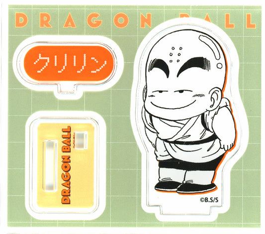 Krillin Acrylic Stand Figure - Dragon Ball Acrylic Figure Collection (Height Approx. 60 mm)