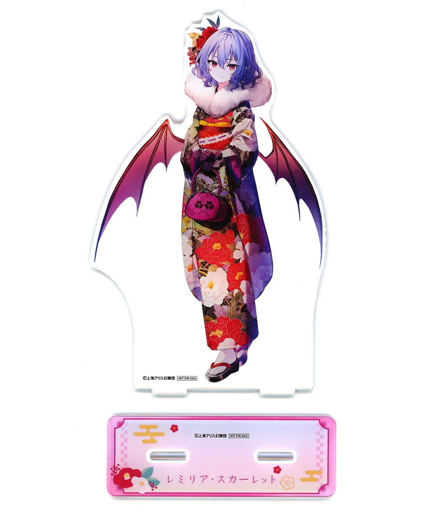 Remilia Scarlet BIG Acrylic Stand - Touhou Project Lucky Can Badge BOX vol.2 Gold Ticket Prize (Crux) Approx. 16.2cm