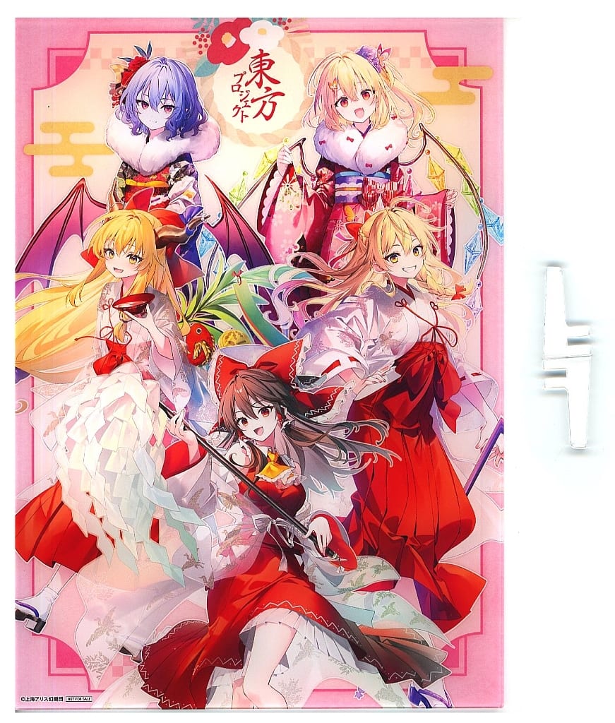 Touhou Project A4 Acrylic Panel - Lucky Can Badge BOX Vol.2 "Lucky End" Prize (A4, Crux, Pre-owned)