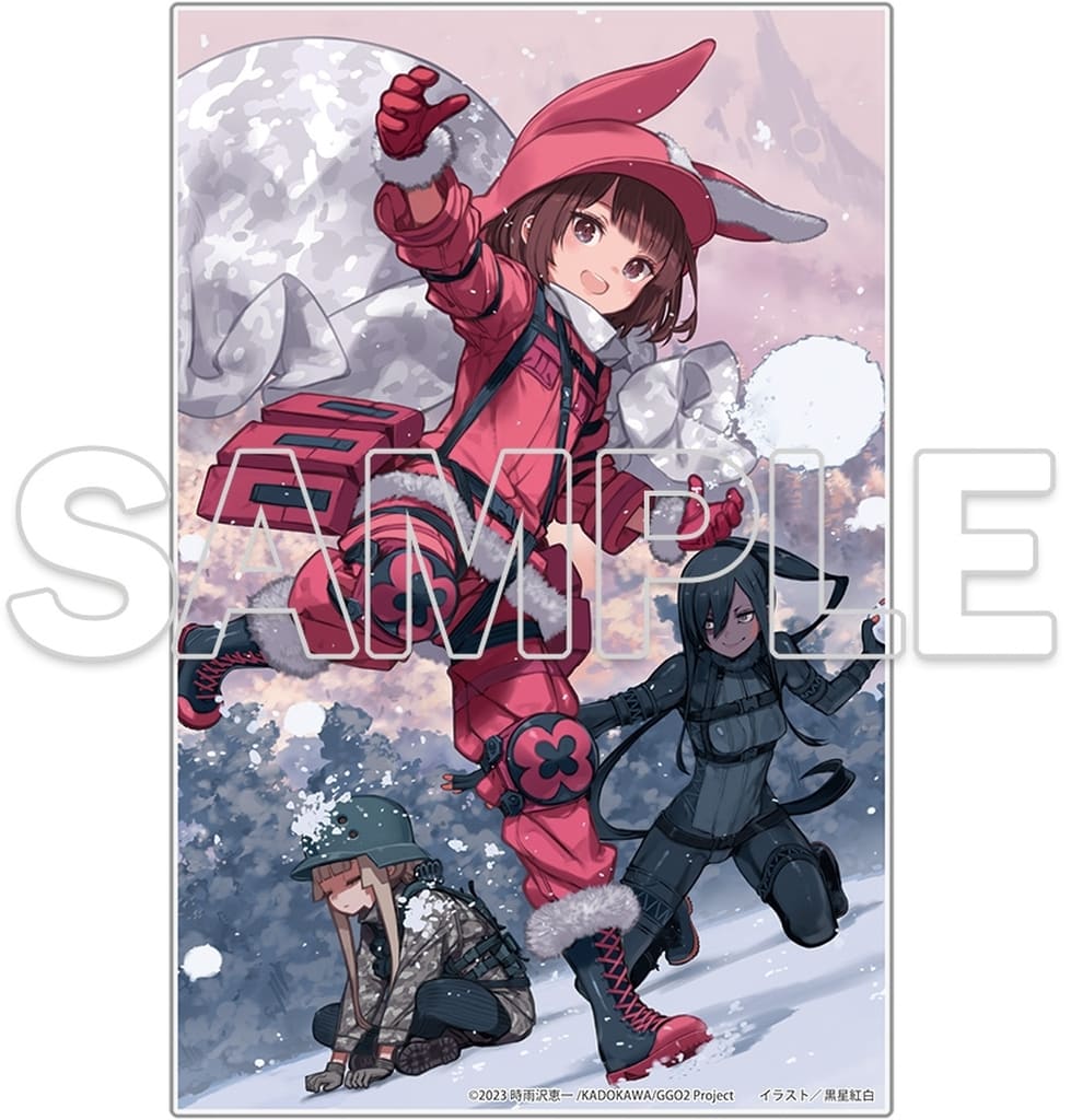 Fukaziroh Jiro, Llenn & Pitohui 2025 Winter Acrylic Plate